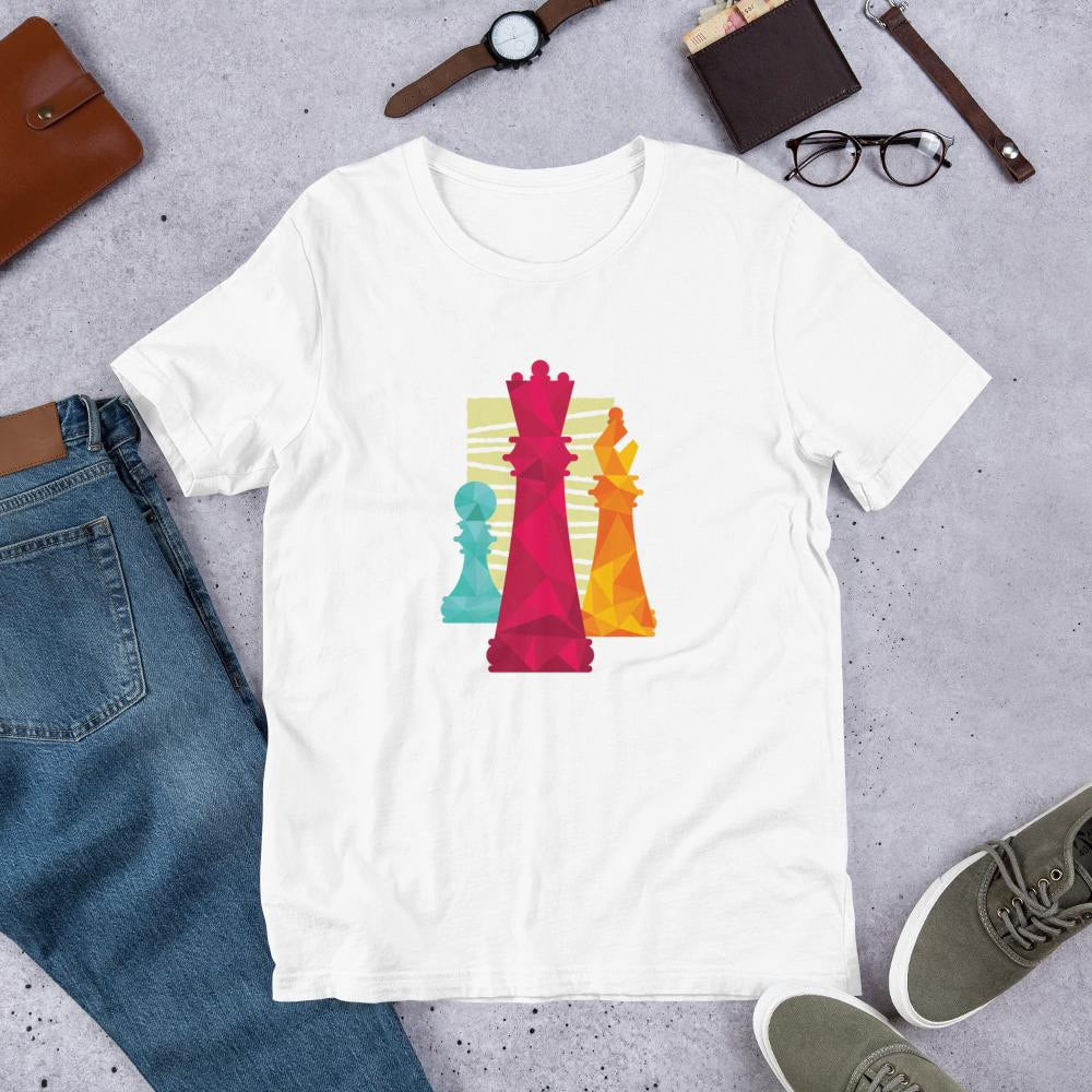 Chess Pieces Half Sleeve T-Shirt