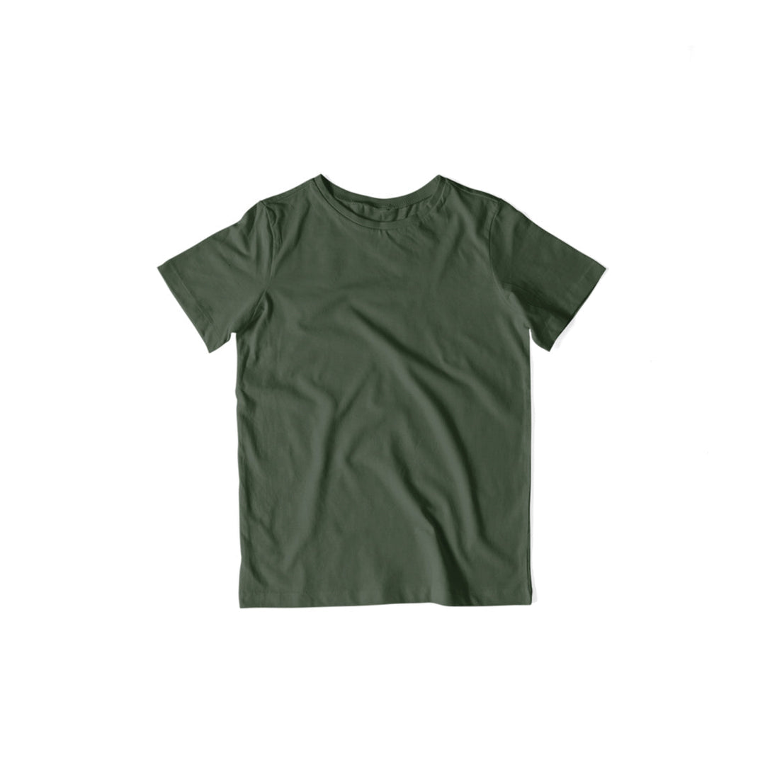 Kid's Plain Half Sleeve T-Shirt