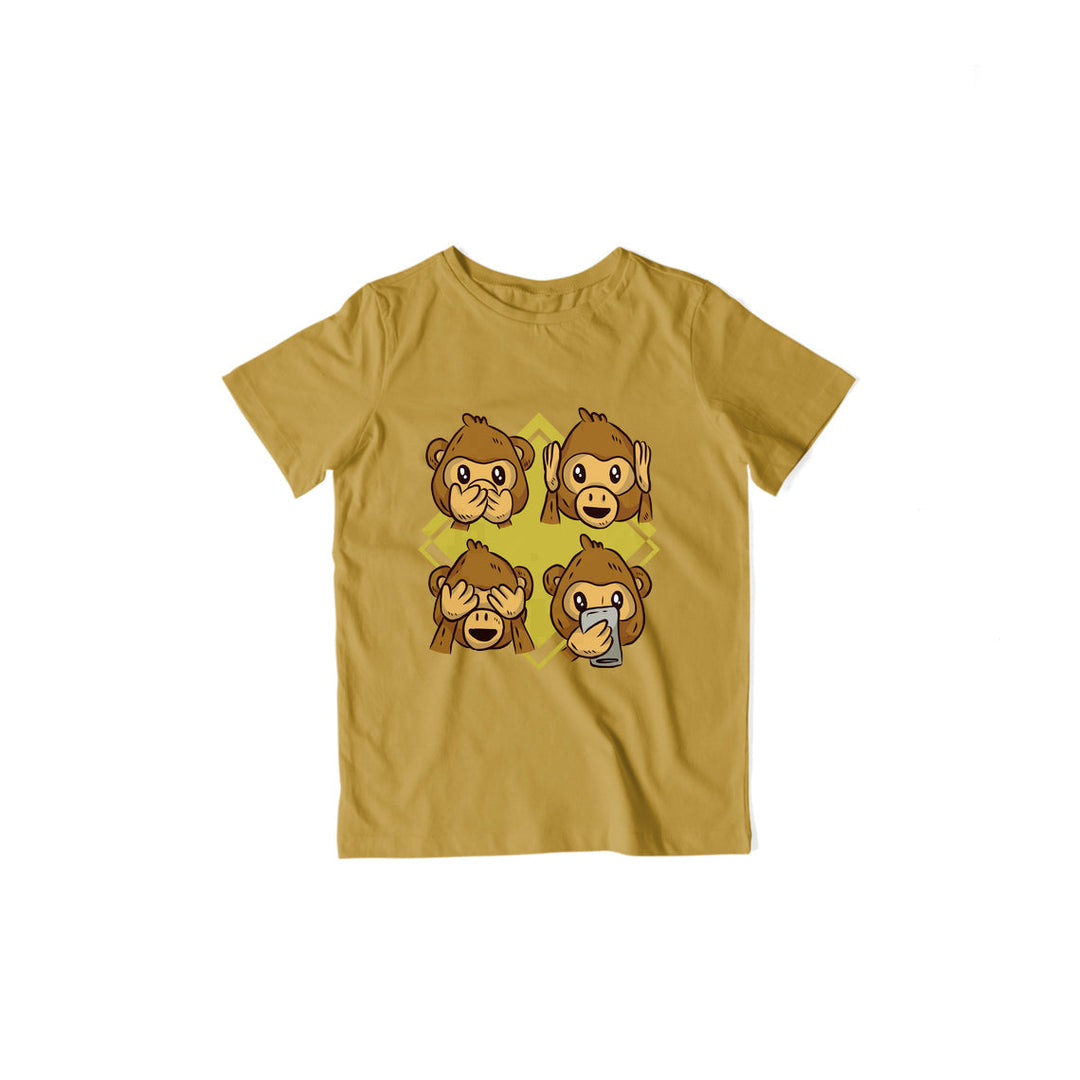 Modern Monkey Kids T-Shirt