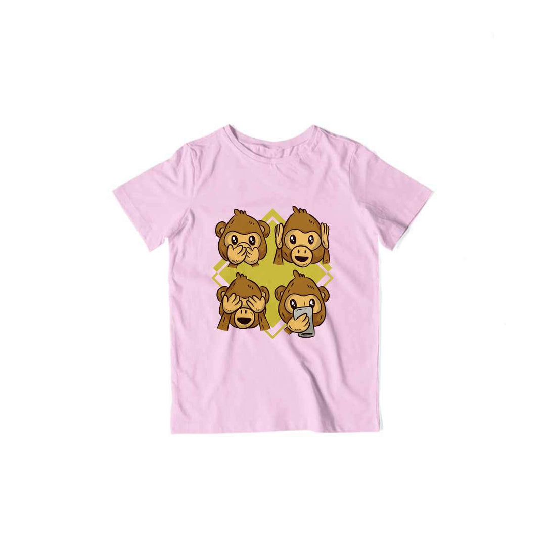 Modern Monkey Kids T-Shirt