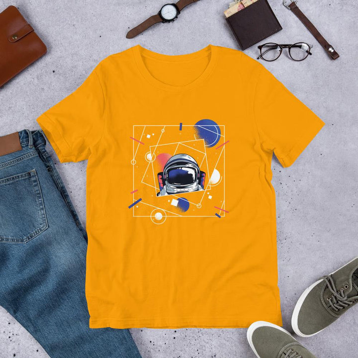 Abstract Astronaut Half Sleeve T-Shirt