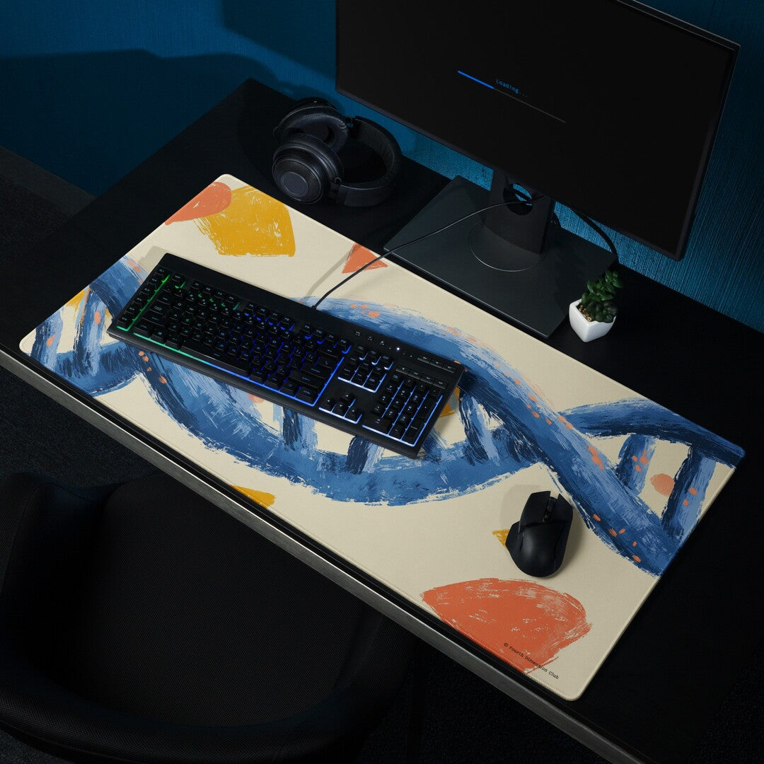 Abstract DNA Helix Deskmat