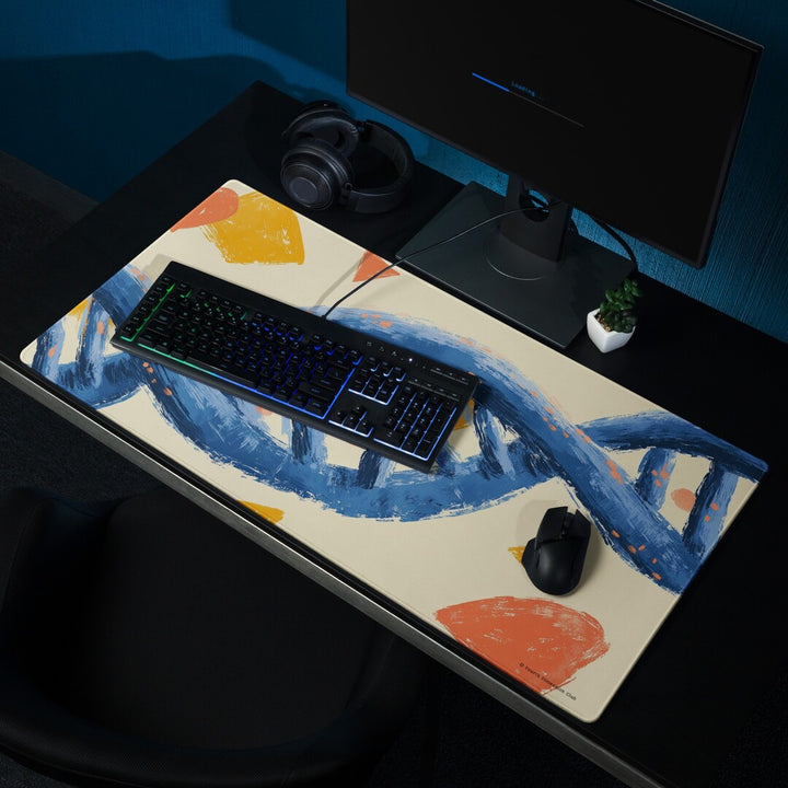 Abstract DNA Helix Deskmat