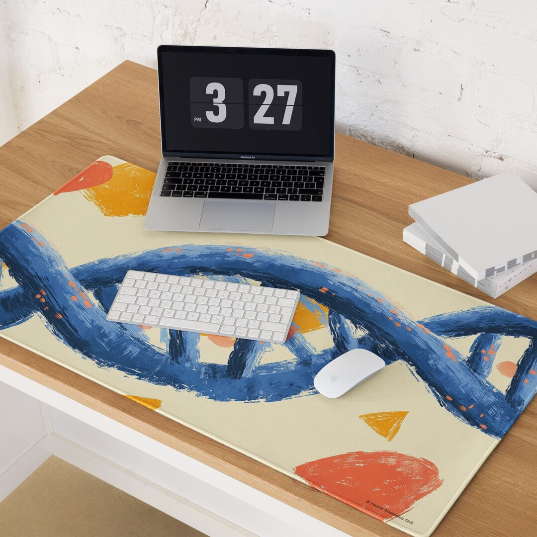 Abstract DNA Helix Deskmat