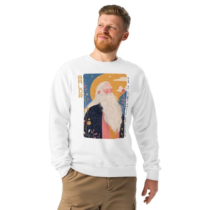 Baldr Heavyweight Oversized Sweatshirt #Fjord of Fables