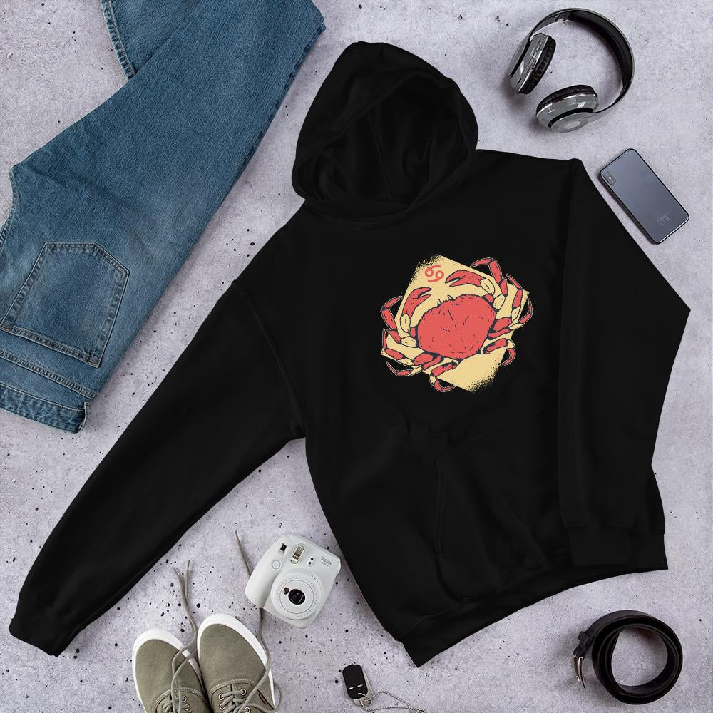 Cancer Zodiac Unisex Hooded Sweatshirt