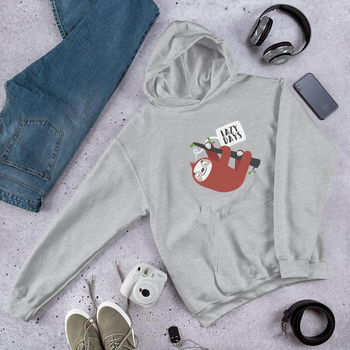 Lazy days Sloth Unisex Hooded Sweatshirt