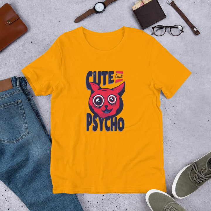 Cute But Psycho Half Sleeve T-Shirt