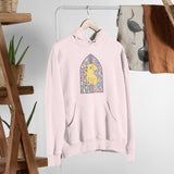 Dog In Church Window Unisex Hooded Sweatshirt