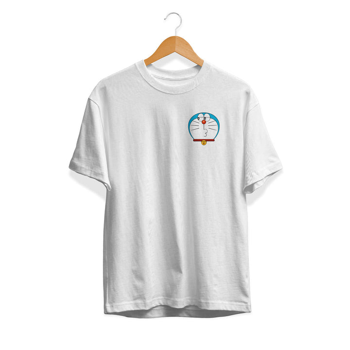 Doraemon Face Unisex Half Sleeve T-Shirt #Doraemon #Pocket-design