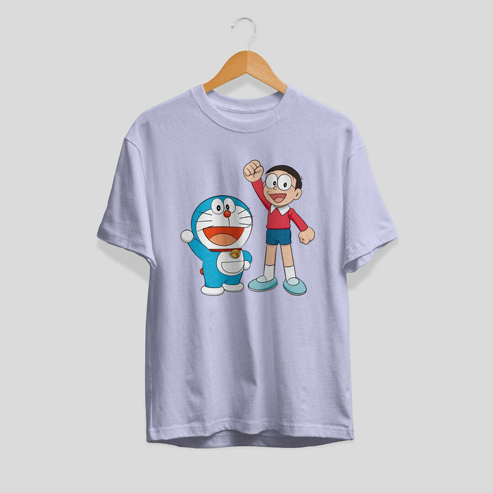 Doraemon & Nobita Unisex Half Sleeve T-Shirt #Doraemon