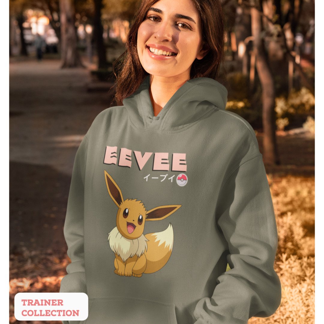 Eevee Unisex Hooded Sweatshirt #Pokémon #TrainerCollection