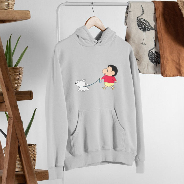 Shiro's Walk Unisex Hooded Sweatshirt #Shinchan