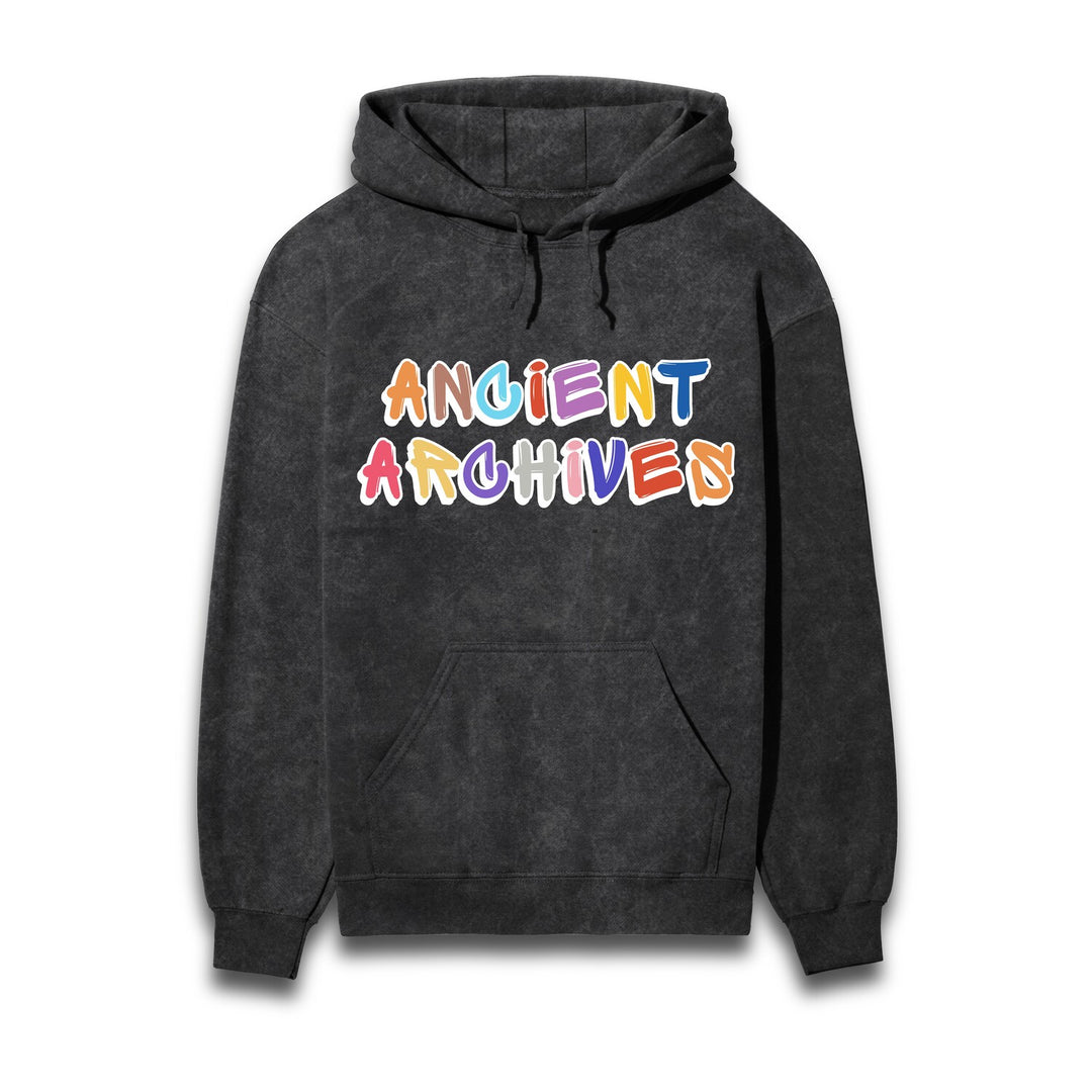Brachiosaurus Acid Wash Hooded Sweatshirts #AncientArchives