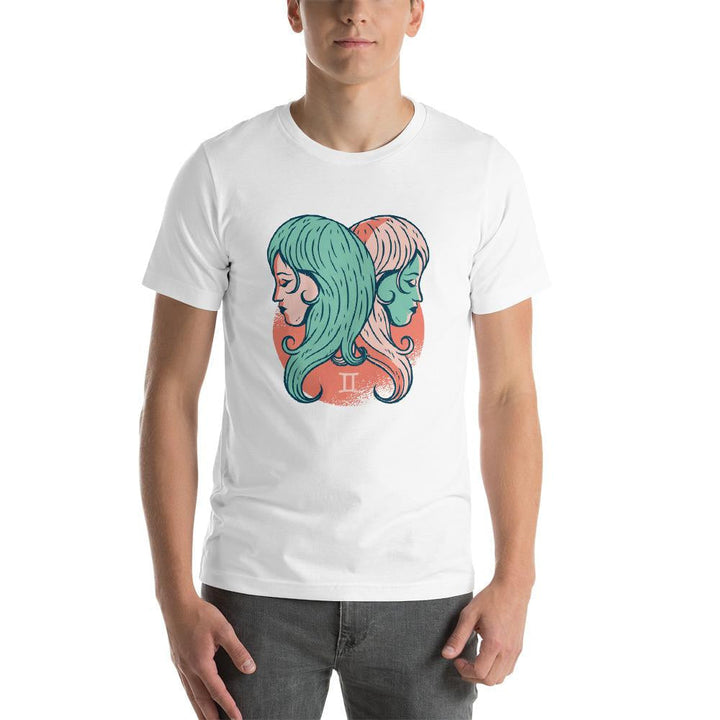 Gemini Zodiac Half Sleeve T-Shirt