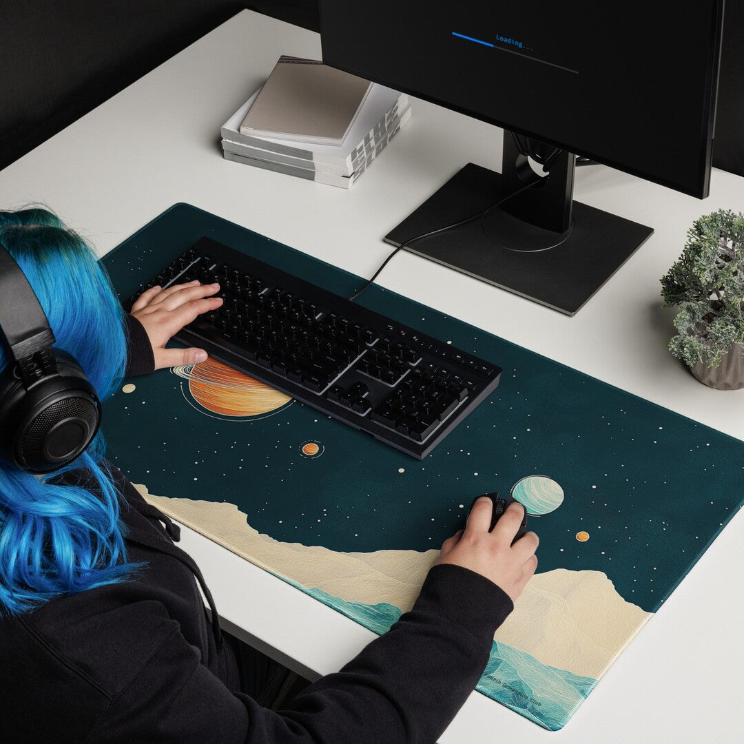 Geometric Solar System Deskmat