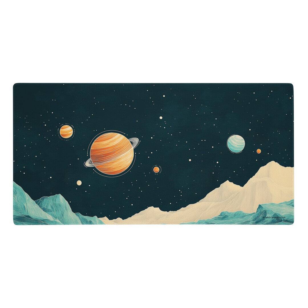 Geometric Solar System Deskmat