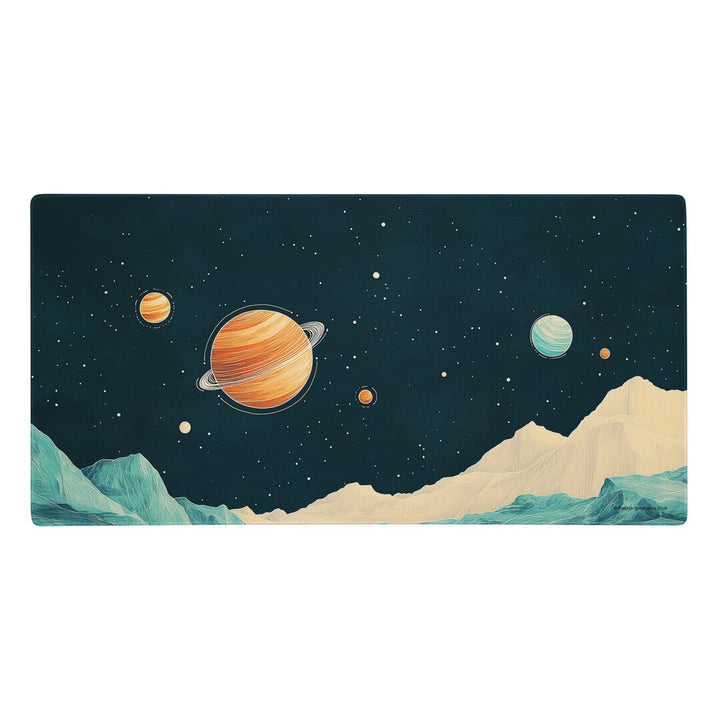 Geometric Solar System Deskmat