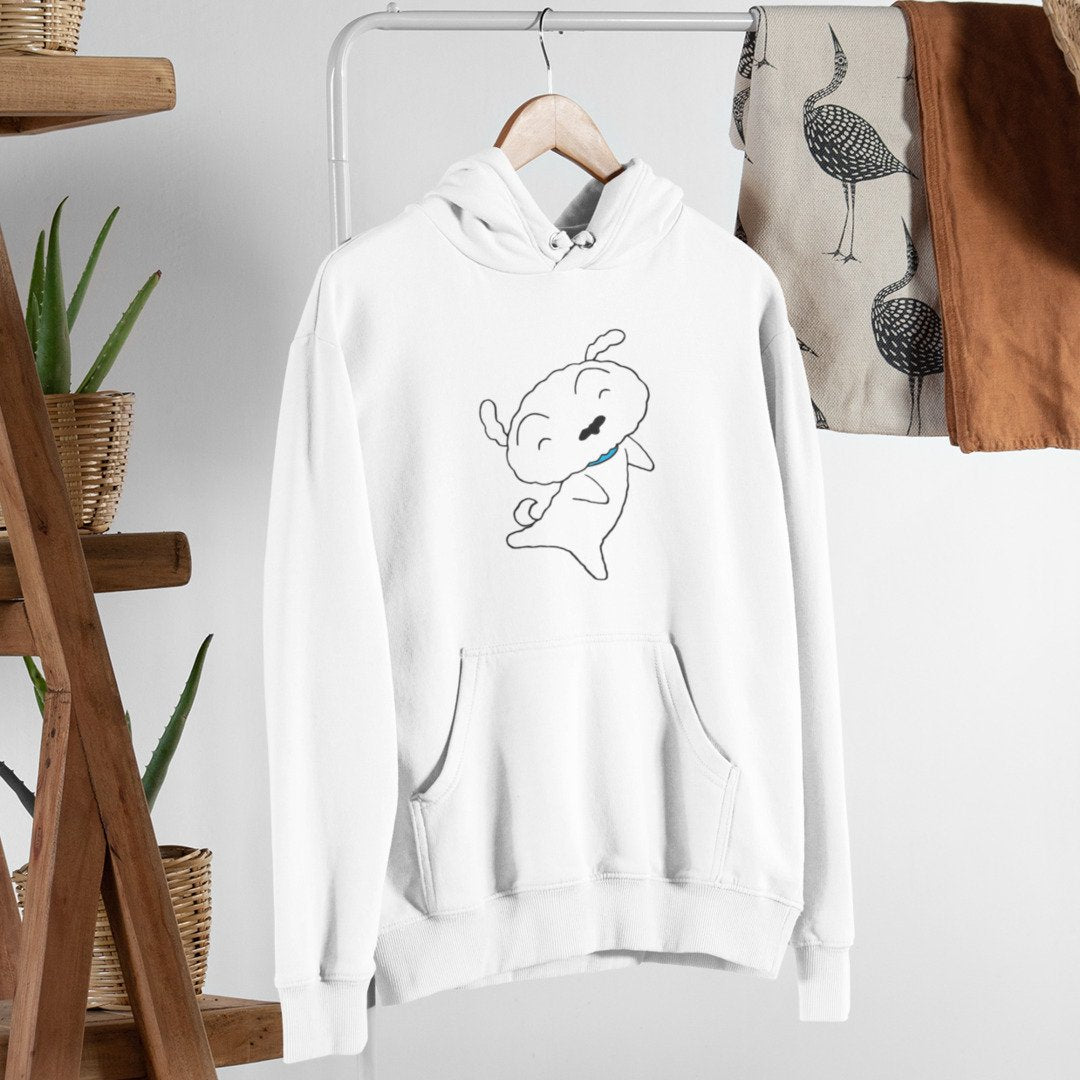 Happy Shiro Unisex Hooded Sweatshirt #Shinchan