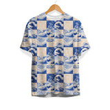 Hokusai Ripple Pattern T-Shirt