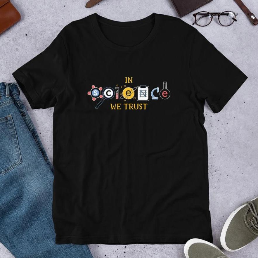 In Science We Trust Half Sleeve T-Shirt