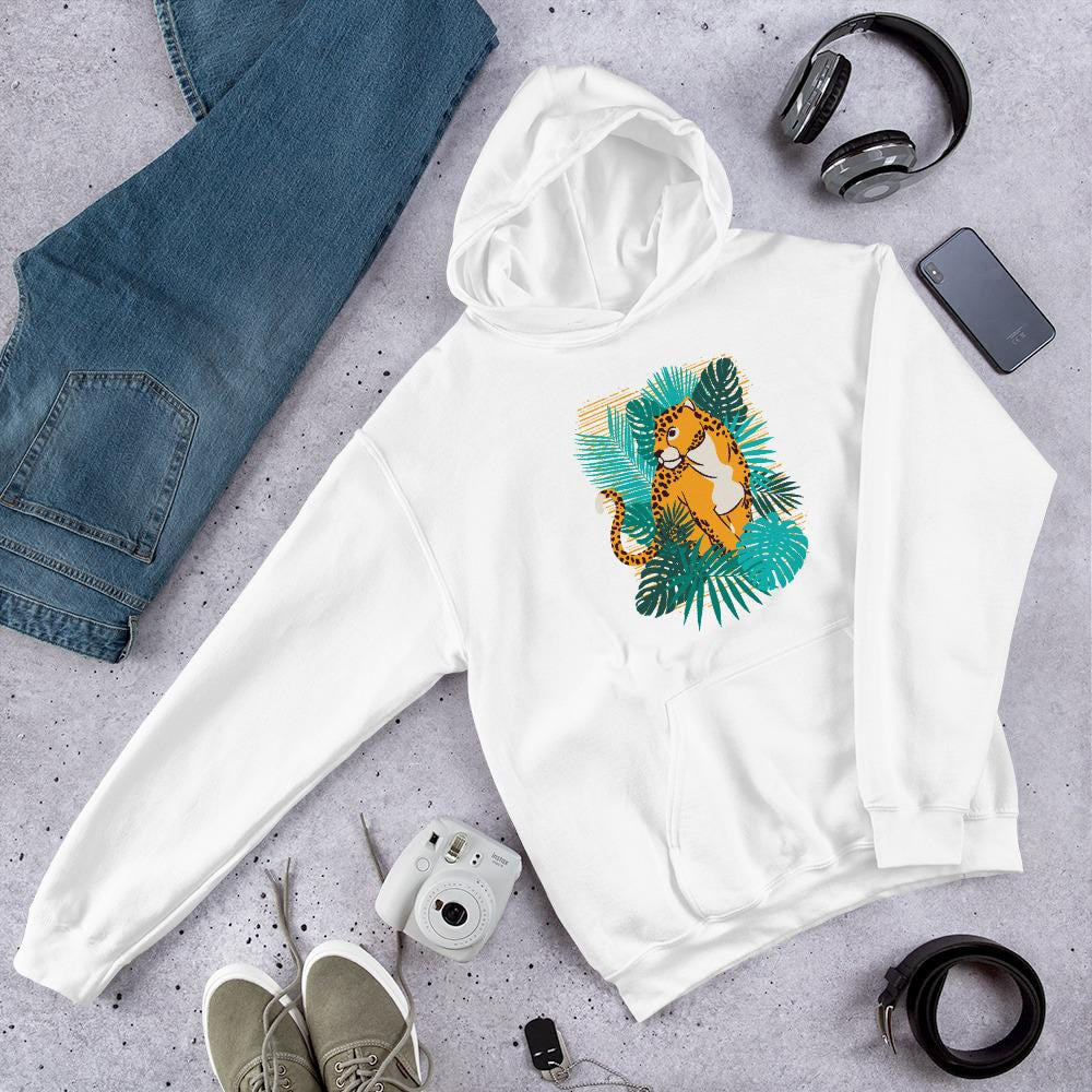 Jungle Jaguar Unisex Hooded Sweatshirt