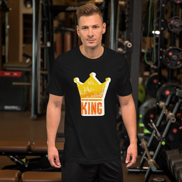 King With Crown Half Sleeve T-Shirt