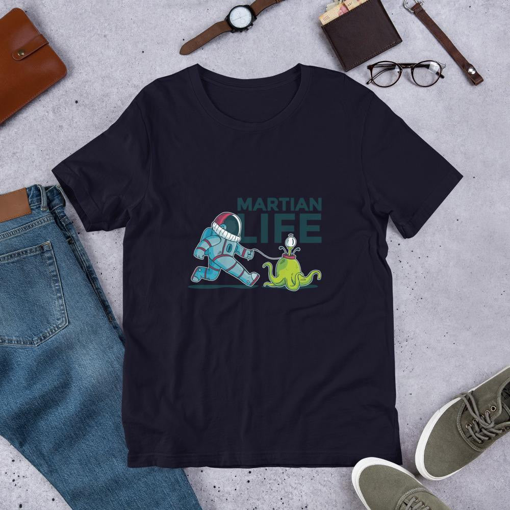 Martian Life Unisex Half Sleeve T-Shirt #Plus-sizes