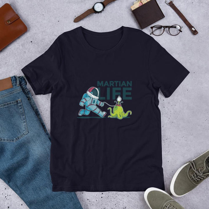 Martian Life Unisex Half Sleeve T-Shirt #Plus-sizes