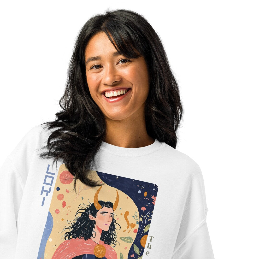 Loki Heavyweight Oversized Sweatshirt #Fjord of Fables