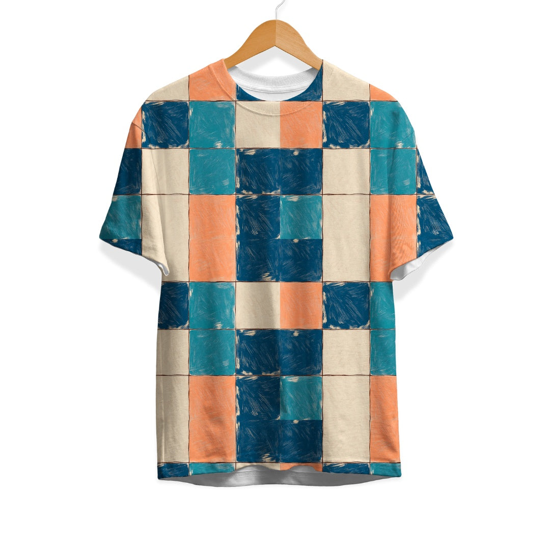Ombre Fusion Pattern T-Shirt