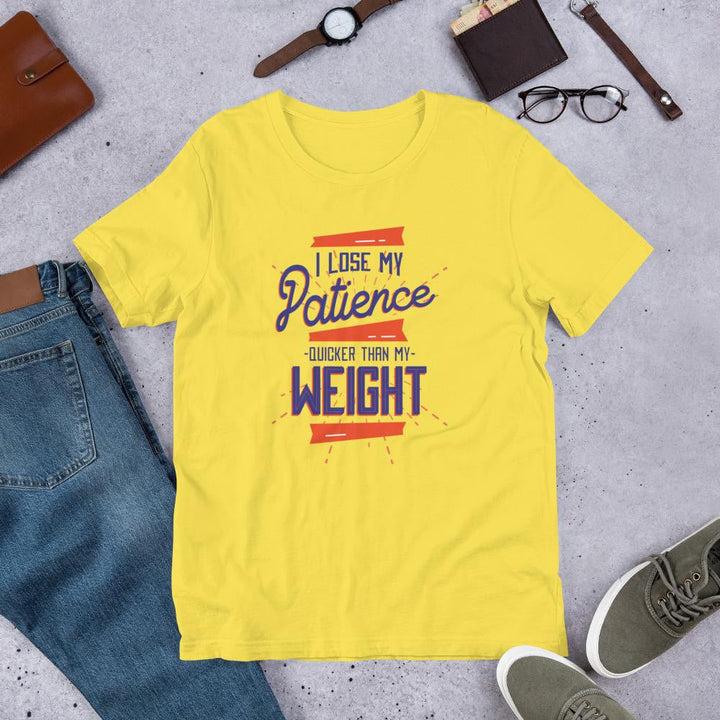 Lost Patience Half Sleeve T-Shirt
