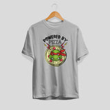 Powered By Pizza Unisex Half Sleeve T-Shirt #TMNT