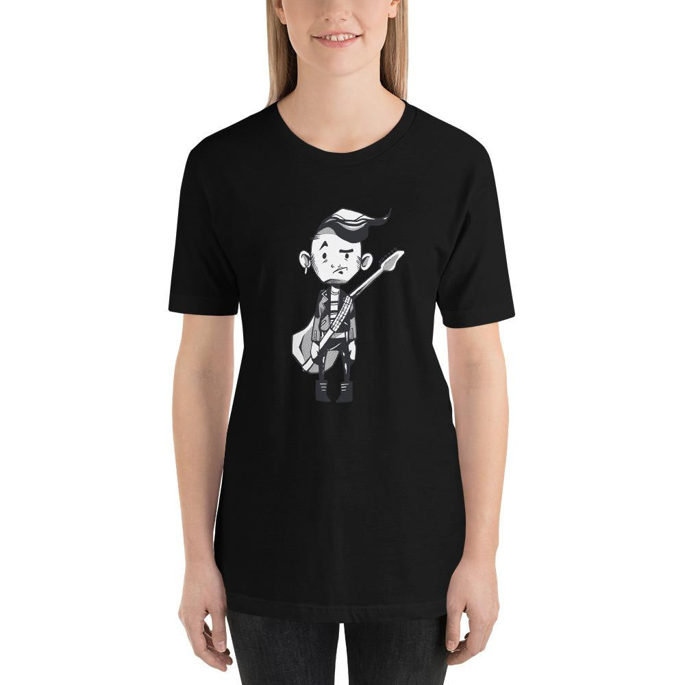 Punk Guitar Half Sleeve T-Shirt