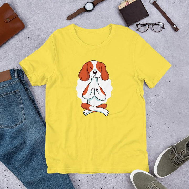 Dog Yoga Half Sleeve T-Shirt