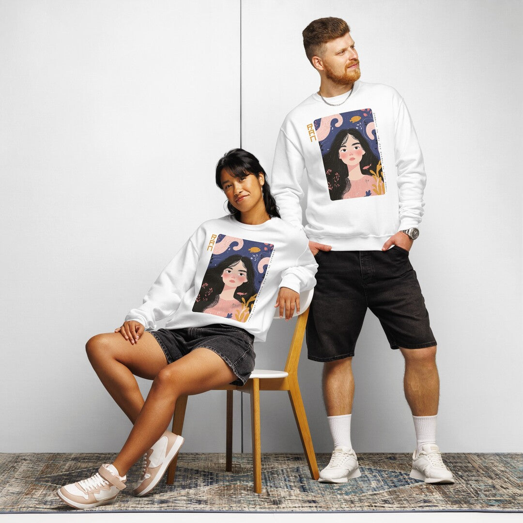 Rán Heavyweight Oversized Sweatshirt #Fjord of Fables