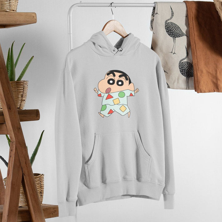 Shinchan In Night Suite Unisex Hooded Sweatshirt #Shinchan