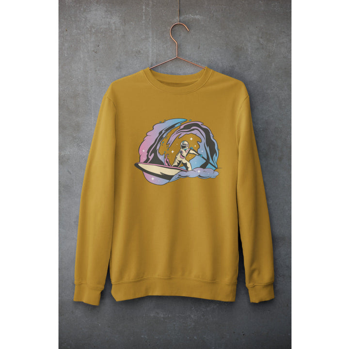 Space Paddleboarding Unisex Sweatshirt