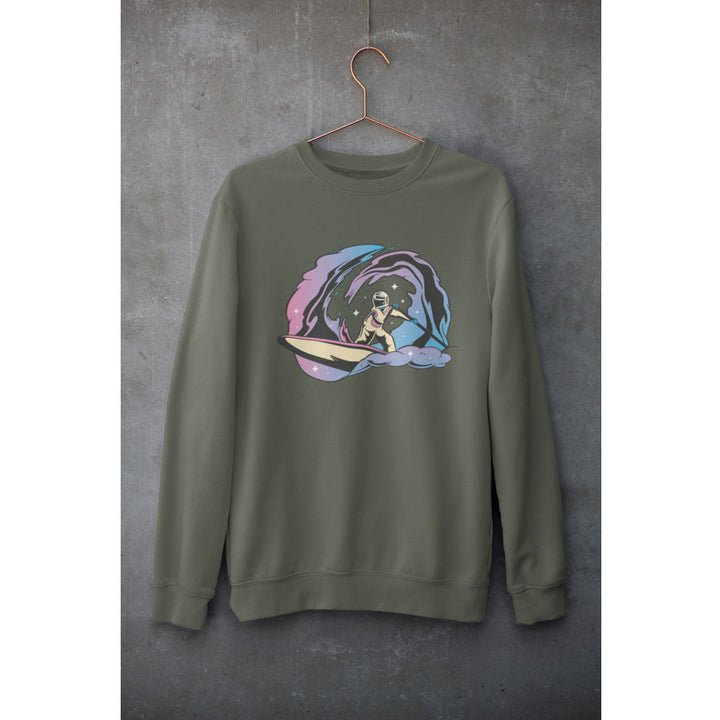 Space Paddleboarding Unisex Sweatshirt