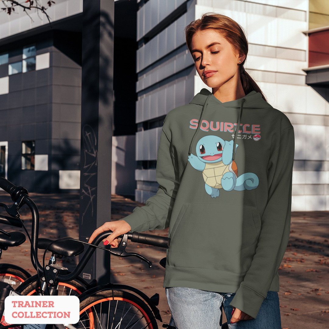 Squirtle Unisex Hooded Sweatshirt #Pokémon #TrainerCollection