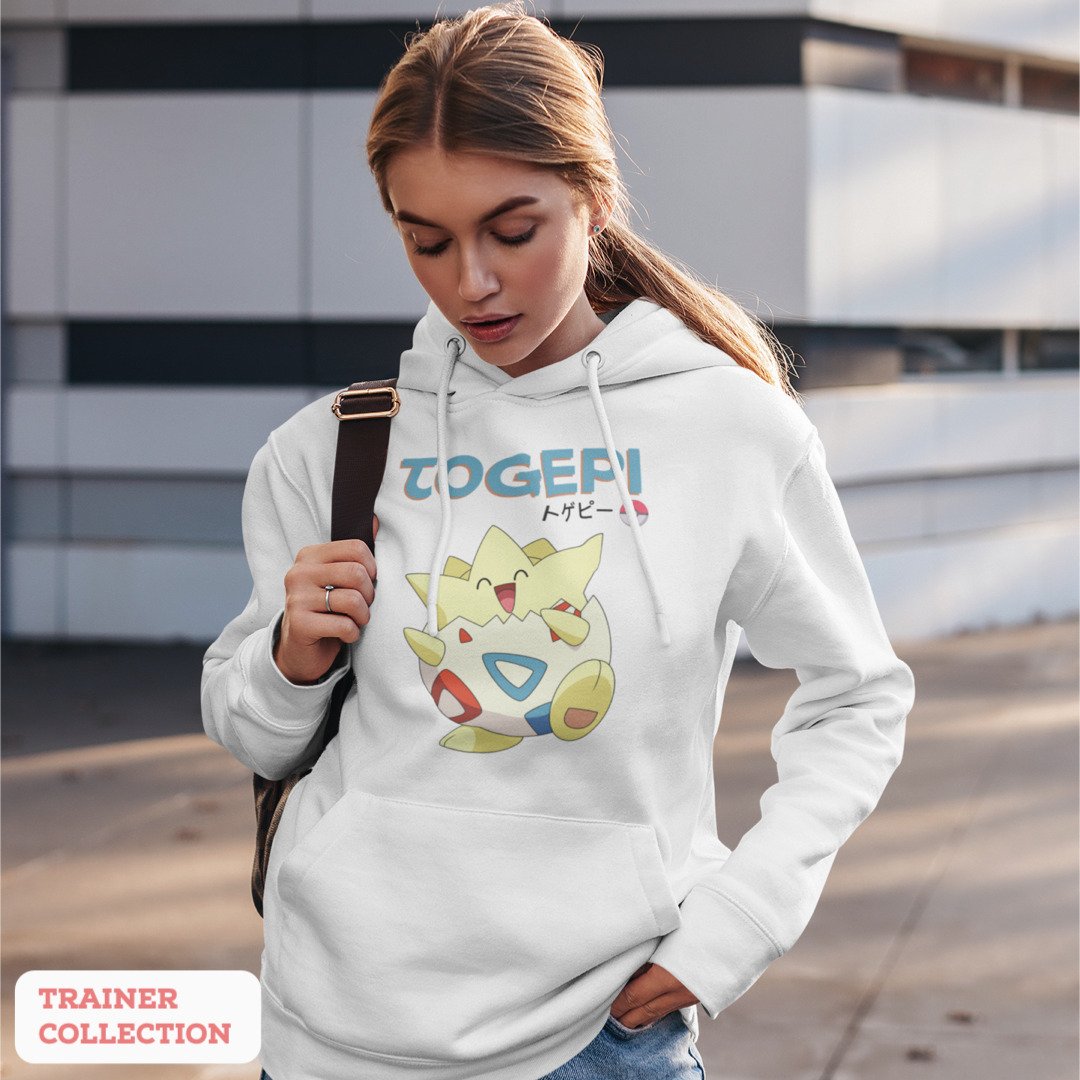 Togepi Unisex Hooded Sweatshirt #Pokémon #TrainerCollection