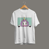 Unicorn Window Half-Sleeve T-Shirt