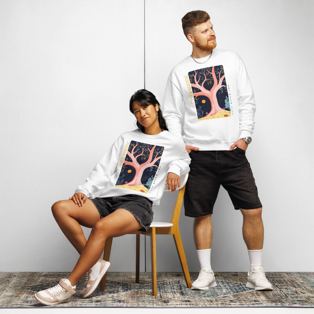 Yggdrasil Heavyweight Oversized Sweatshirt #Fjord of Fables