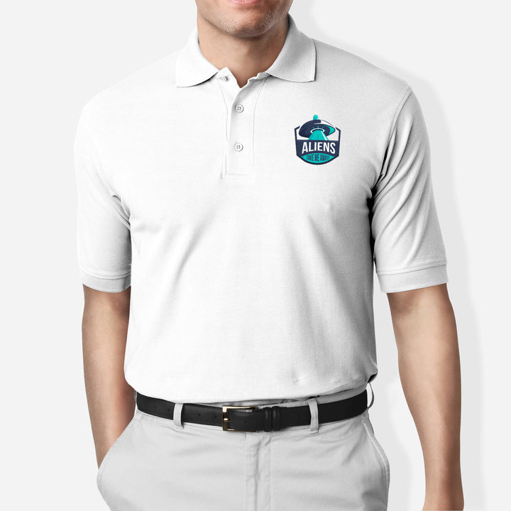 Aliens Take Me Away Polo T-Shirt