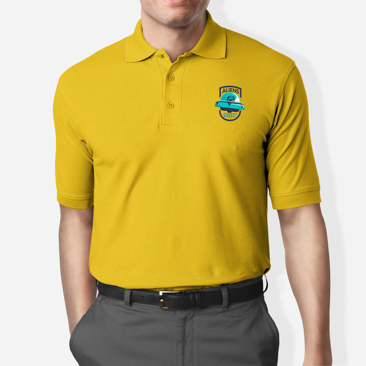 Aliens Exist Polo T-Shirt