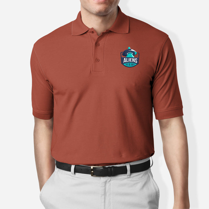 Aliens Take Me Away Polo T-Shirt