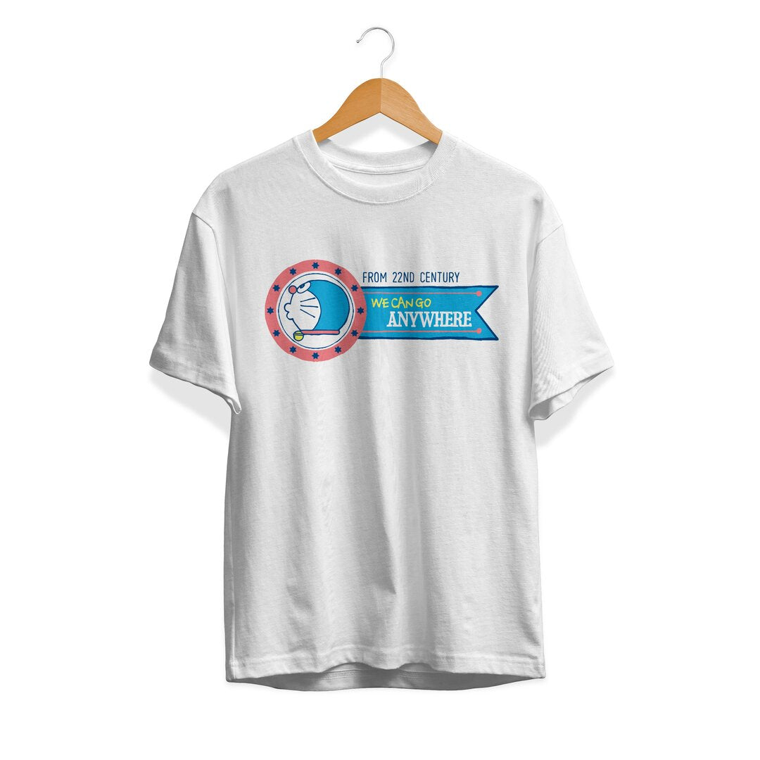 From 22nd Century Unisex Half Sleeve T-Shirt #Doraemon