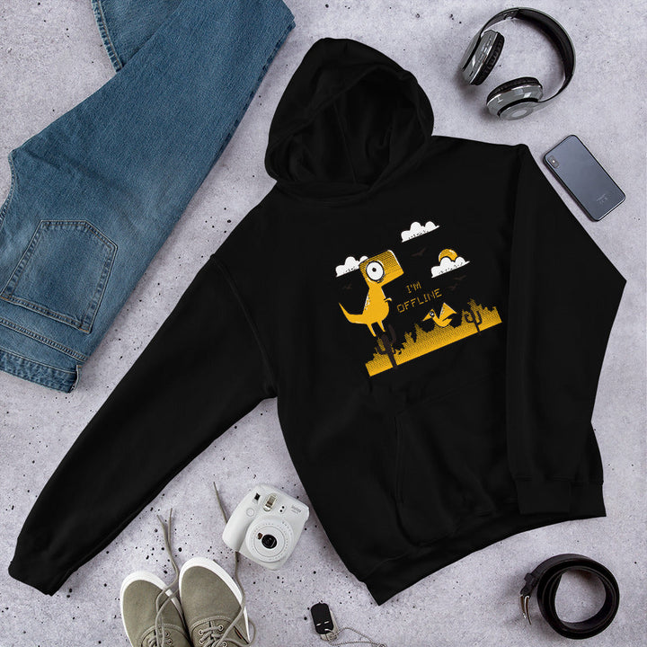 I'm Offline Unisex Hooded Sweatshirt