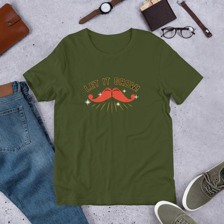 Let It Grow Unisex Half-Sleeve T-Shirt #Plus-sizes