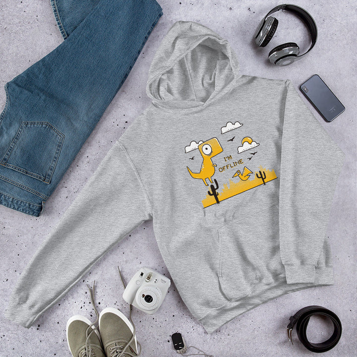 I'm Offline Unisex Hooded Sweatshirt